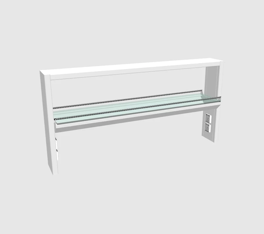 steel glass lab reagent rack platform